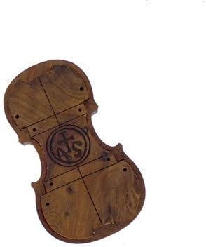 Strad Rosin with Violin Shaped Woodbox