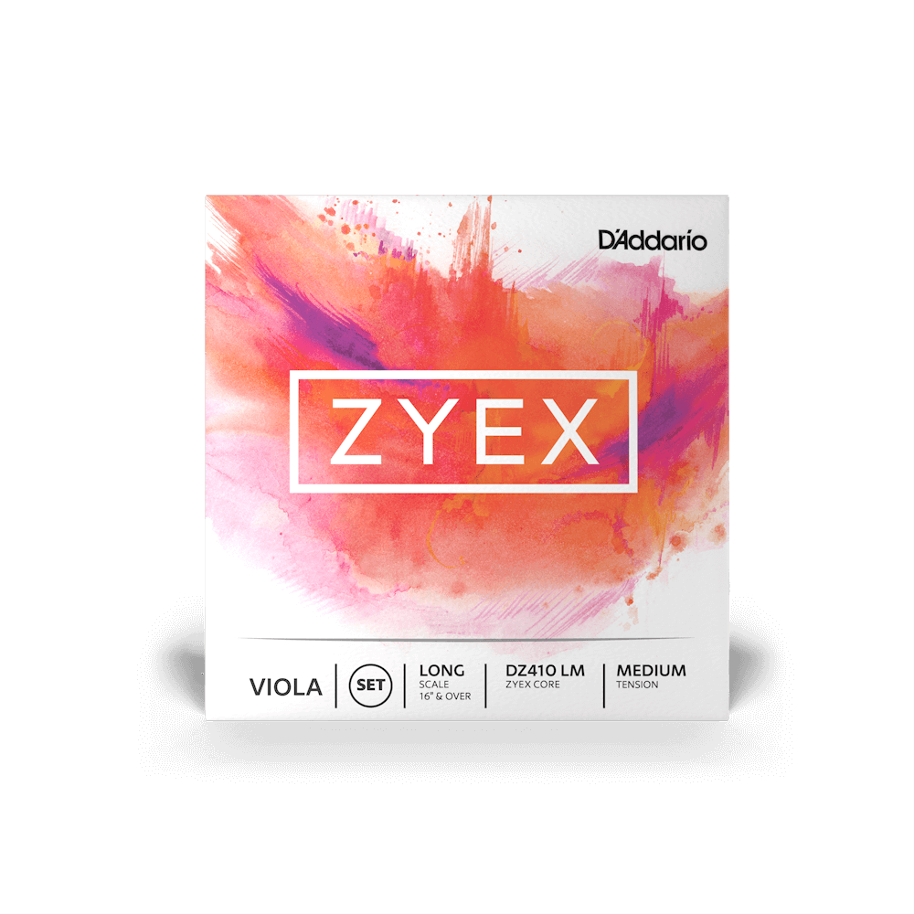 D'Addario Zyex Viola String Set - Long