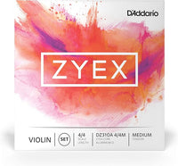 D'addario Zyex 1/4 Violin String Set