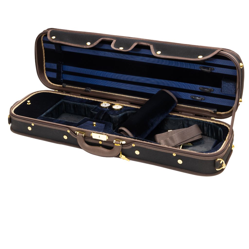 MI & VI Deluxe Hardwood Violin Case