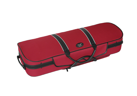 Pedi Steel Shield Niteflash Violin Case - Red