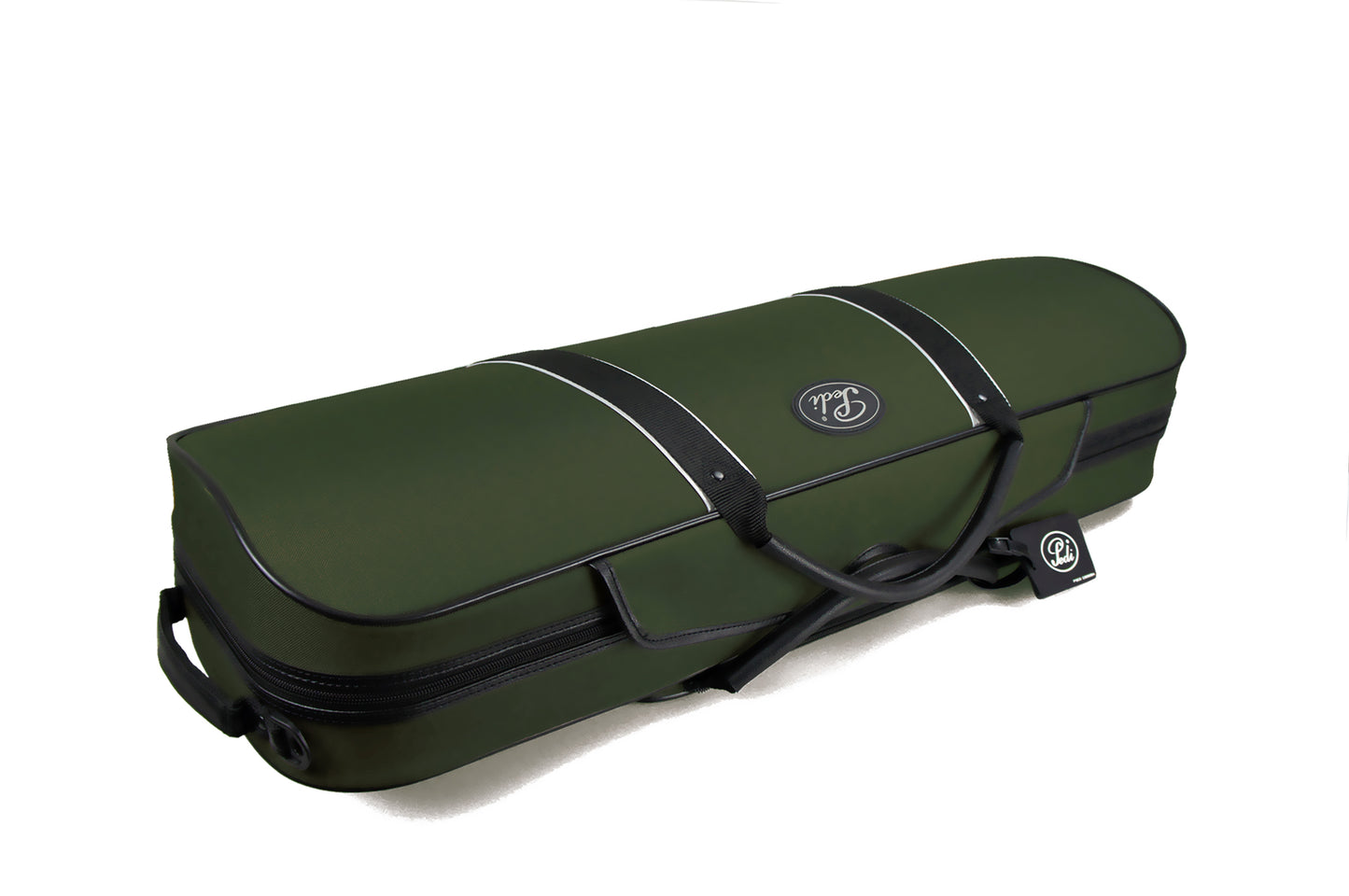 Pedi Steel Shield Niteflash Violin Case - Olive