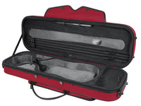 Pedi Steel Shield Niteflash Violin Case - Red